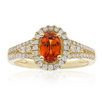 Gouden ring met een Mandarijn granaat (CIRARI)