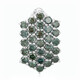Zilveren hanger met Fancy diamanten