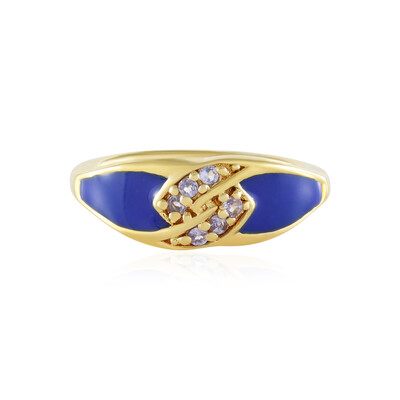 Zilveren ring met tanzanieten
