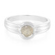 Zilveren ring met een spectroliet