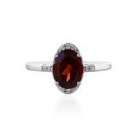 Zilveren ring met een Mozambique granaat