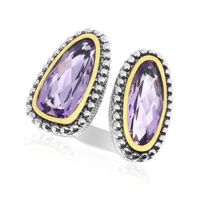 Zilveren ring met een lavendel amethist