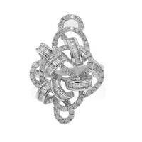 Gouden ring met I1 (H) Diamanten