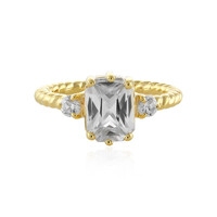 Zilveren ring met een zirkoon