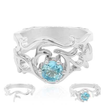 Zilveren ring met een Ratanakiri zirkoon (Dallas Prince Designs)
