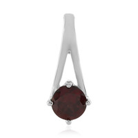 Zilveren hanger met een Tocantin Granaat