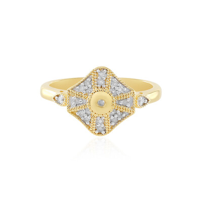 Zilveren ring met I2 (J) Diamanten