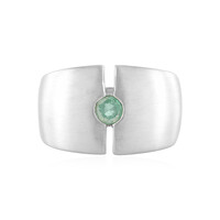 Zilveren ring met een Russische smaragd (de Melo)