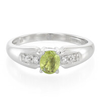 Zilveren ring met een Paraiba toermalijn