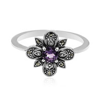 Zilveren ring met een amethist
