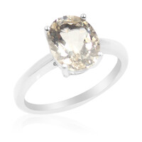 Zilveren ring met een Gouden Labradoriet