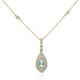 Gouden halsketting met een Paraiba toermalijn (CIRARI)