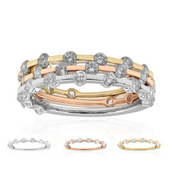 Gouden ring met I1 (H) Diamanten (CIRARI)