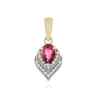Gouden hanger met een roze toermalijn (Adela Gold)
