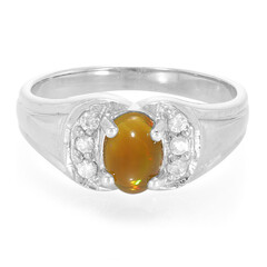 Zilveren ring met een Kalimaya-Opaal