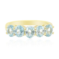 Gouden ring met Ratanakiri zirkonen