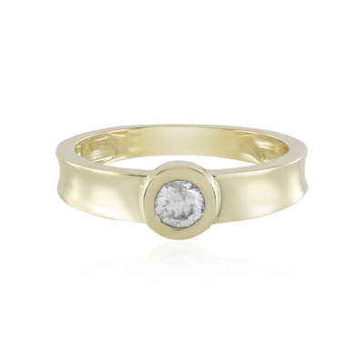 Gouden ring met een I3 (J) Diamant