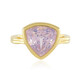 Zilveren ring met een lelie kwarts