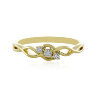 Gouden ring met een Loepzuivere (F) Diamant (LUCENT DIAMONDS)