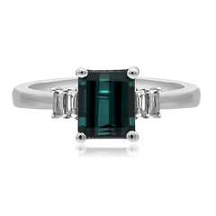 Gouden ring met een indigoliet (CIRARI)