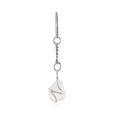 Sleutelhanger met een witte kwarts
