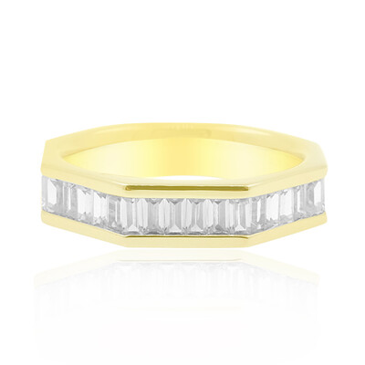Gouden ring met zirkonen (de Melo)