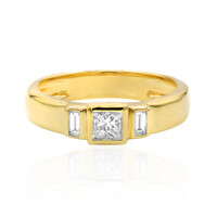 Gouden ring met een IF Diamant (D)