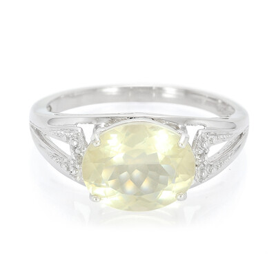 Zilveren ring met een Orthoklaas
