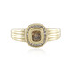 Gouden ring met een SI2 Bruine Diamant (de Melo)