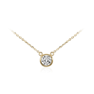 Gouden halsketting met een Diamant SI1 (G) (Annette)