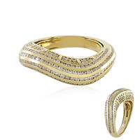 Gouden ring met SI2 (H) Diamanten (de Melo)