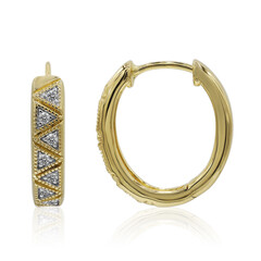 Gouden oorbellen met Diamanten SI1 (G)