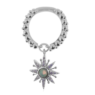 Zilveren ring met een Welo-opaal (Dallas Prince Designs)