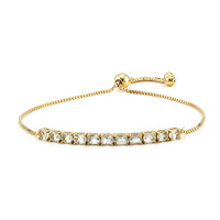 Zilveren armband met groene amethisten