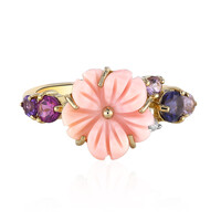 Zilveren ring met een parelmoer