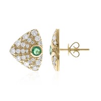 Gouden oorbellen met AAA Zambia smaragden (CIRARI)
