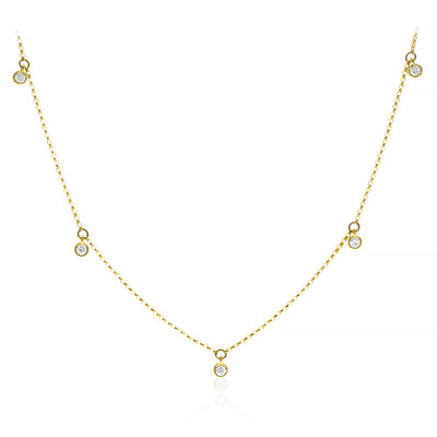 Gouden halsketting met I1 (H) Diamanten (CIRARI)