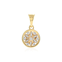 Zilveren hanger met een I2 (I) Diamant