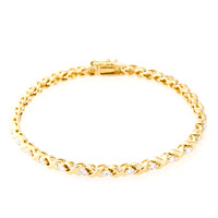 Gouden armband met SI diamanten