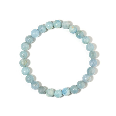 Armband met aquamarijnstenen