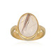 Zilveren ring met een rutielkwarts (Bali Barong)
