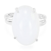 Zilveren ring met een Turkse chalcedoon
