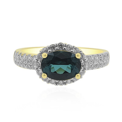 Gouden ring met een Braziliaanse indoliet