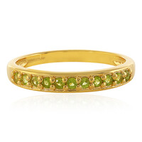 Zilveren ring met Capelinha sfeenkristallen