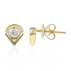 Gouden oorbellen met I1 (H) Diamanten (CIRARI)