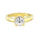 Zilveren ring met een zirkoon