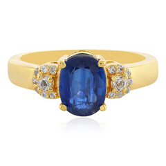 Zilveren ring met een kyaniet