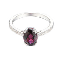Zilveren ring met een Tocantin Granaat