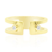 Zilveren ring met I1 (G) Diamanten