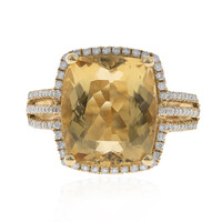 Gouden ring met een gouden beril (CIRARI)